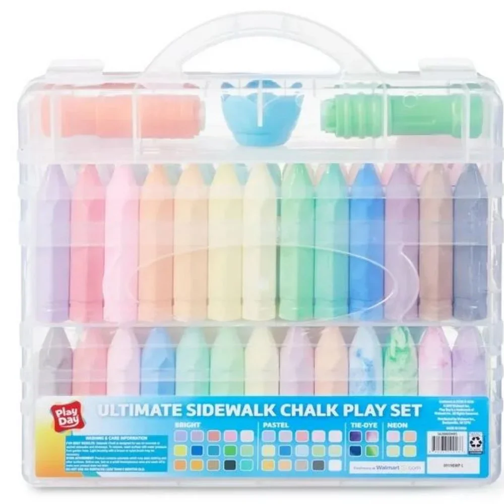 NEW 80 Piece Sidewalk Chalk Toddler School Supplies Arts and Crafts Art Easter
